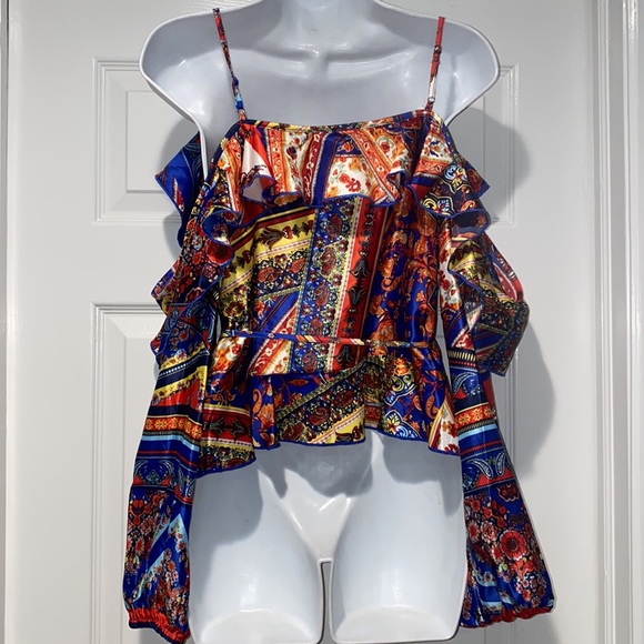 Top Cold Shoulder Top Venus Sz 10 - Picture 6 of 6